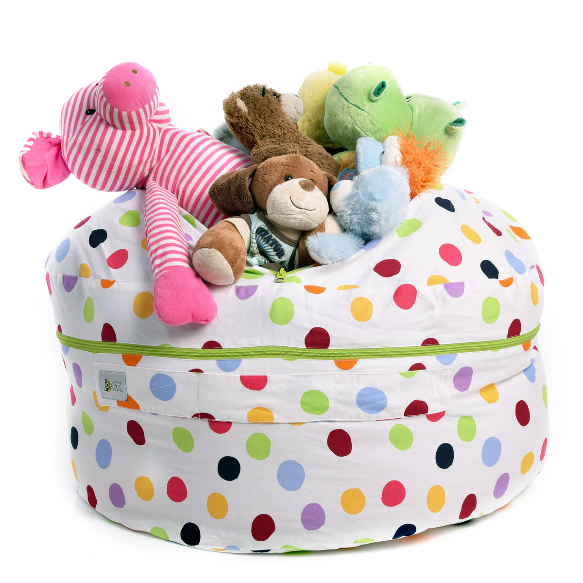 Smart Wallaby 2-Sizes in-1 XXL Expandable Child’s Stuffed Animal Storage Bean Bag Chair