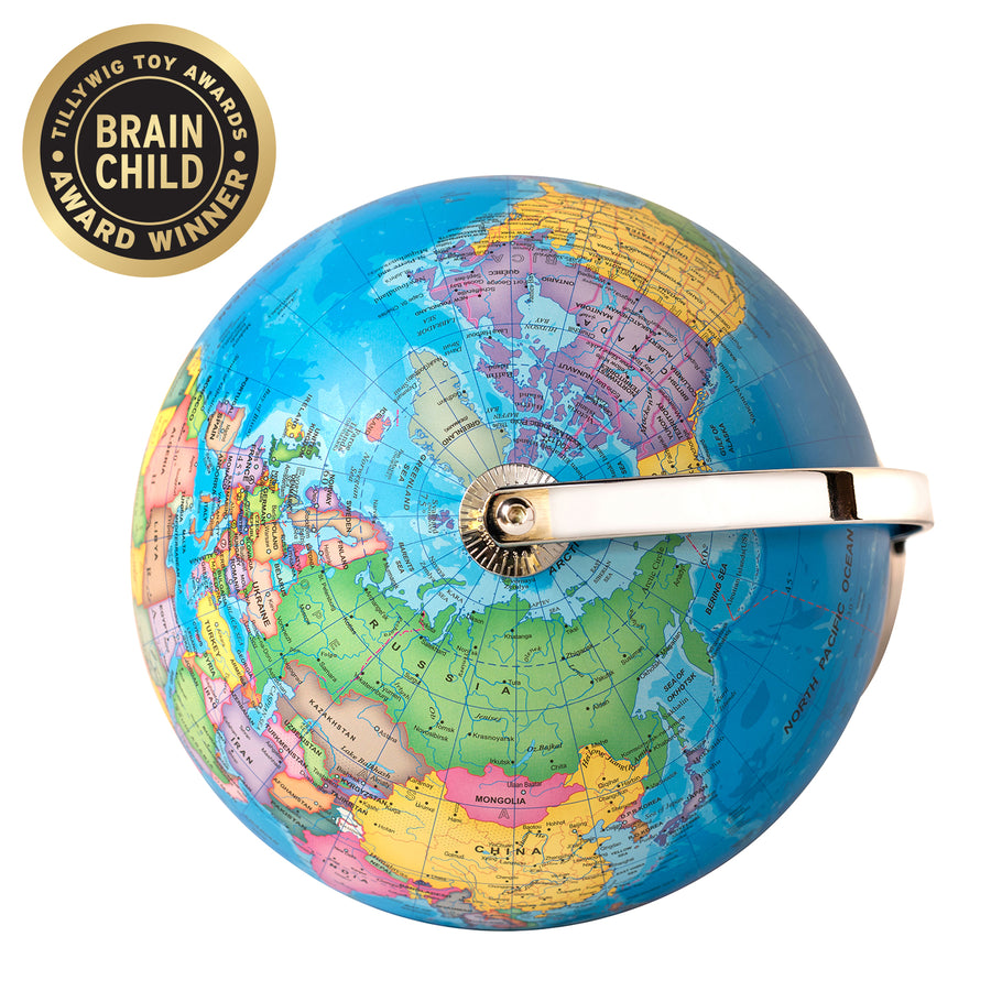 globes of the world with stand